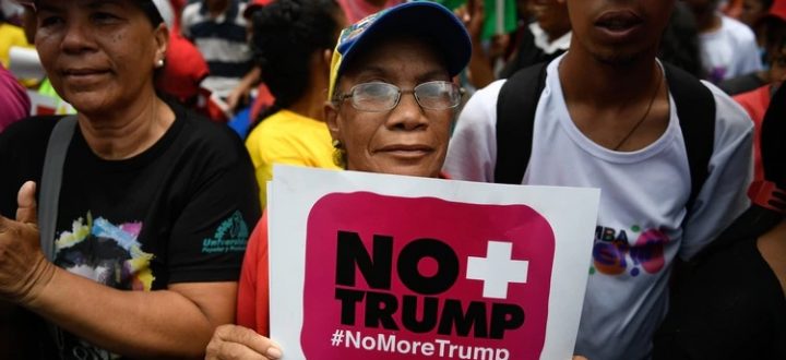 El chavismo intenta levantar la bandera del nacionalismo en actos contra Trump