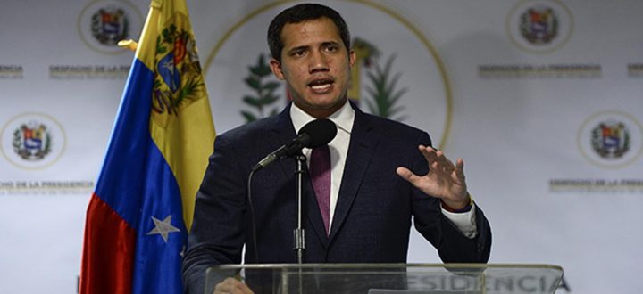 Venezuela's National Assembly leader and self-proclaimed acting president Juan Guaido, speaks during a press conference at the Suramerica building in Caracas, on September 16, 2019. - Venezuela's opposition leader Juan Guaido said talks aimed at resolving the country's political crisis have ended, more than a month after President Nicolas Maduro broke off the Norwegian-mediated dialogue. (Photo by Matias Delacroix / AFP)
